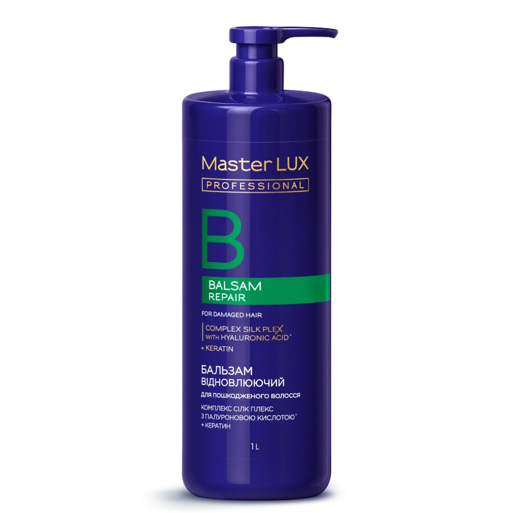 Balsam Master LUX professional regenerujący do włosów zniszczonych (REPAIR) 1L