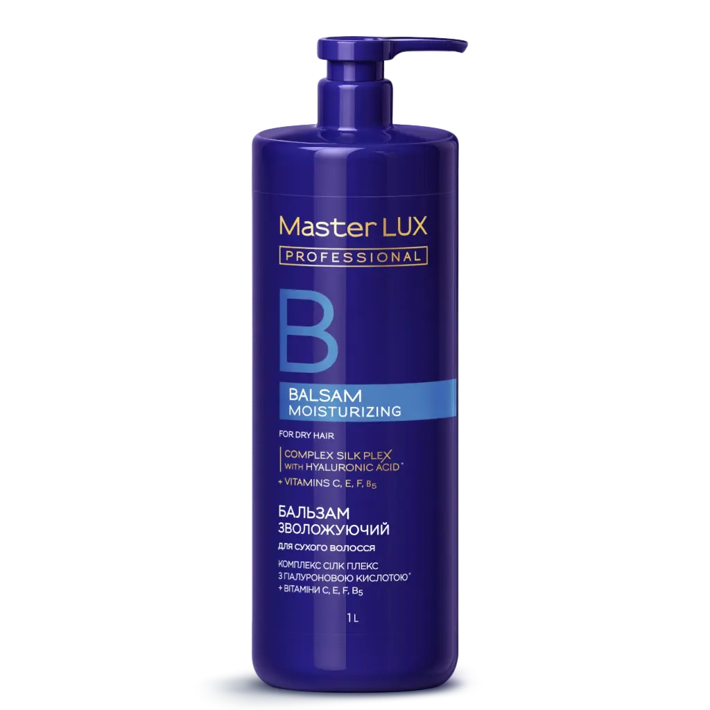 Moisturizing balsam for dry hair Master LUX professional 1000 ml
