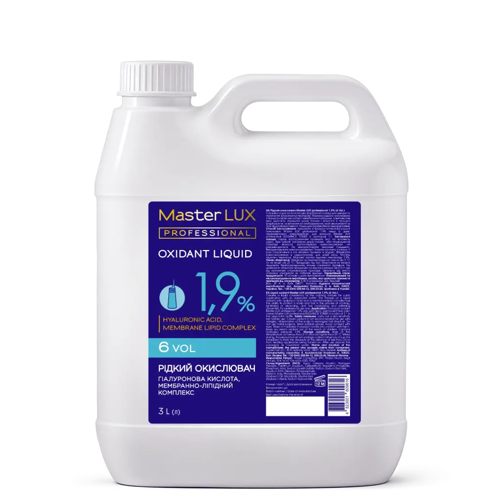 Płynny utleniający Master LUX professional 1,9% 3L