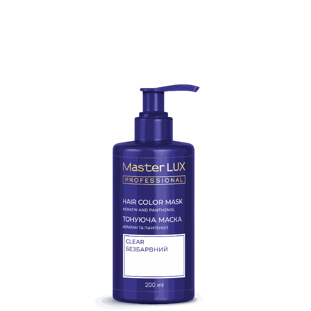 Маска тонуюча для волосся Master LUX professional 00 Безбарвний 200 мл