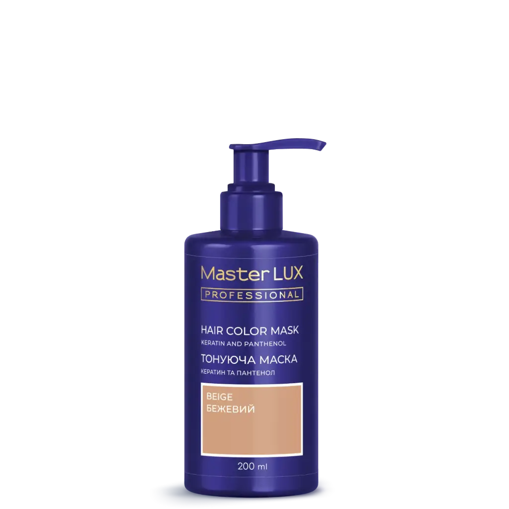 Маска тонуюча для волосся Master LUX professional 38 Бежевий 200 мл