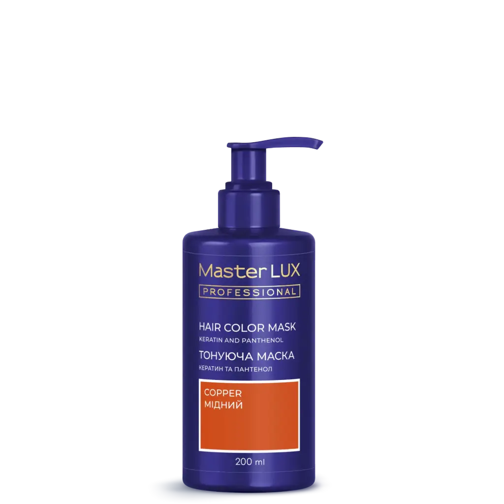 Maska koloryzująca do włosów Master LUX Professional miedziany 200ml