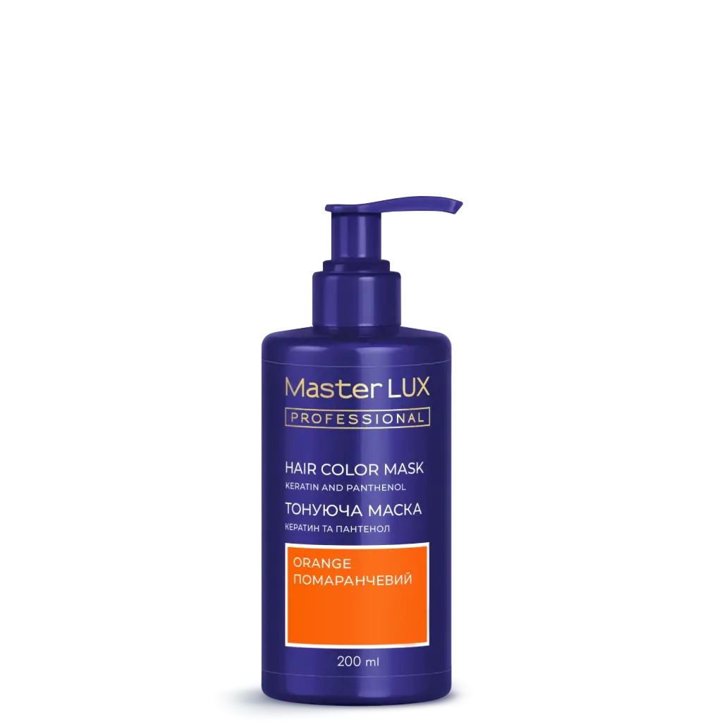 Маска тонуюча для волосся Master LUX professional 43 Помаранчевий 200 мл