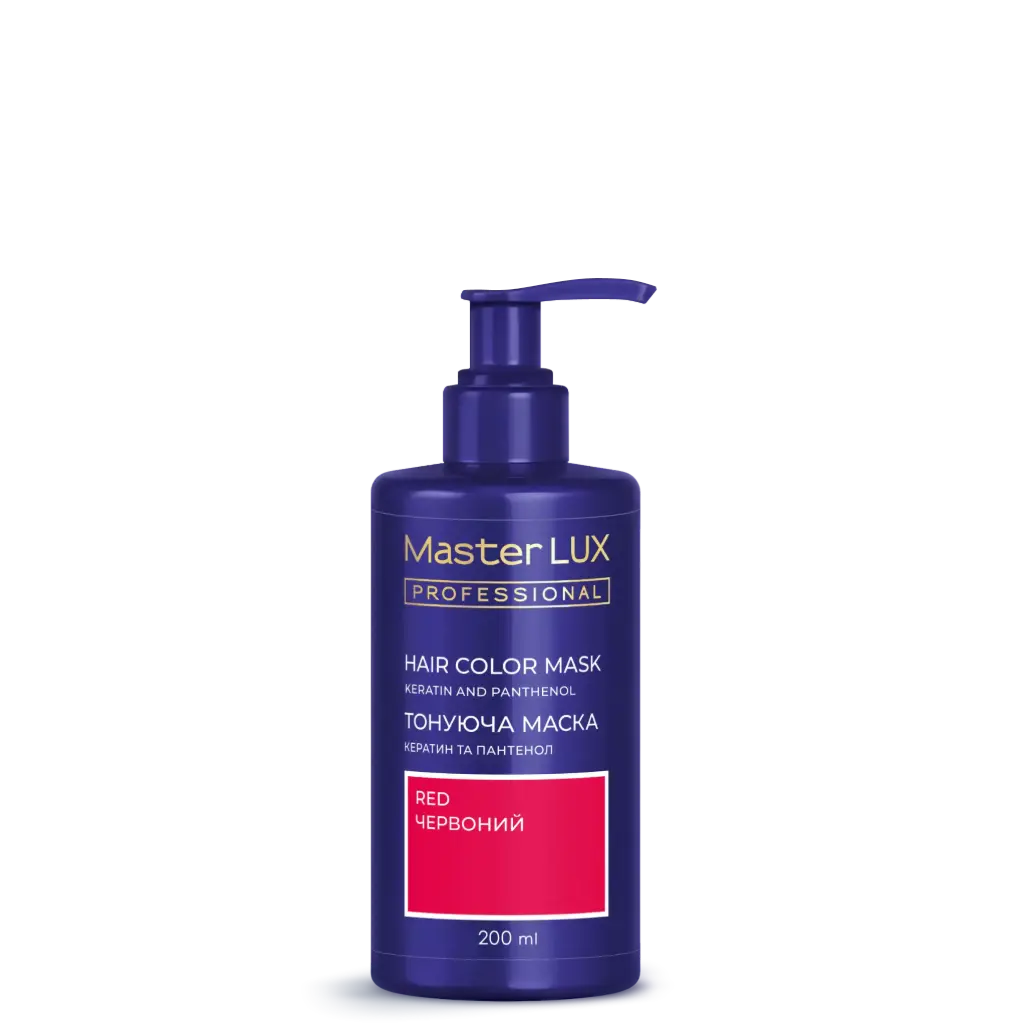 Maska tonująca do włosów Master LUX professional tone Czerwony 200 ml