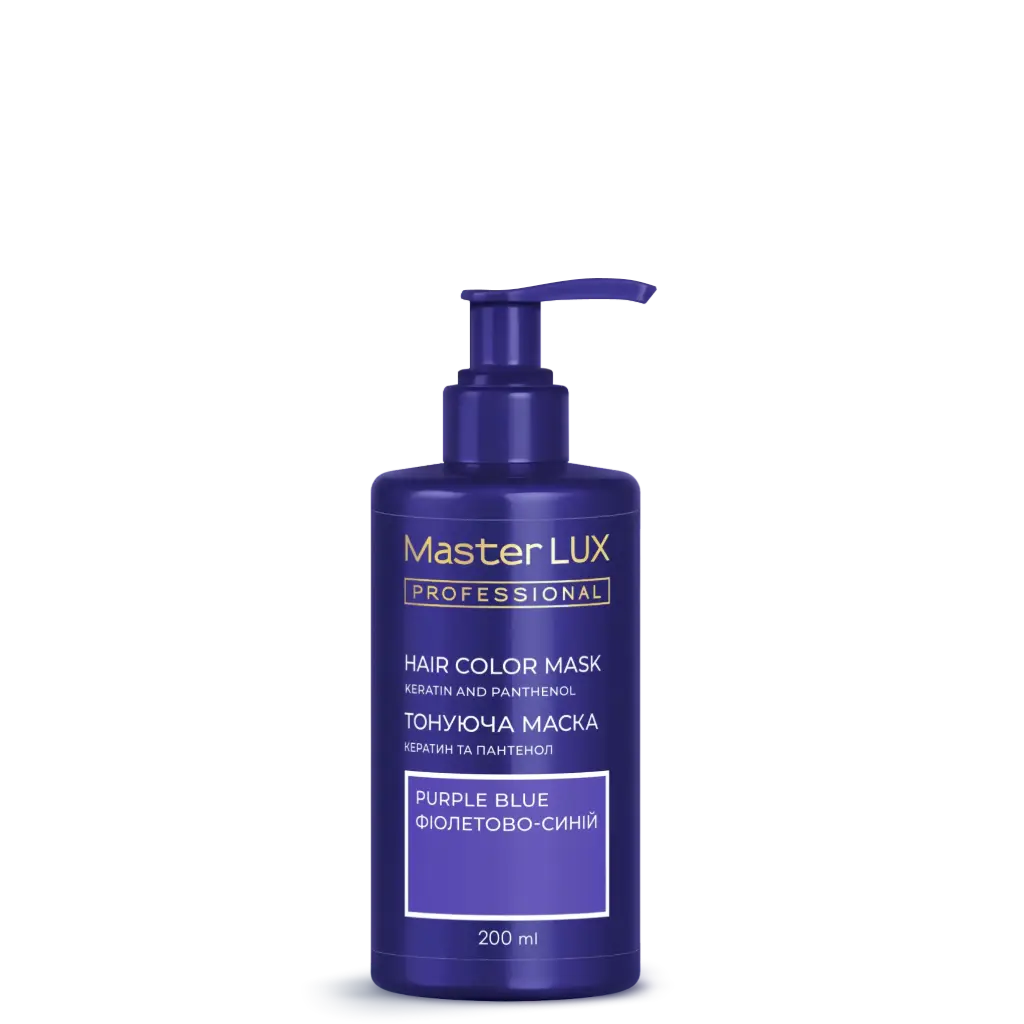 Maska koloryzująca do włosów Master LUX Professional fioletowo-niebieski 200ml