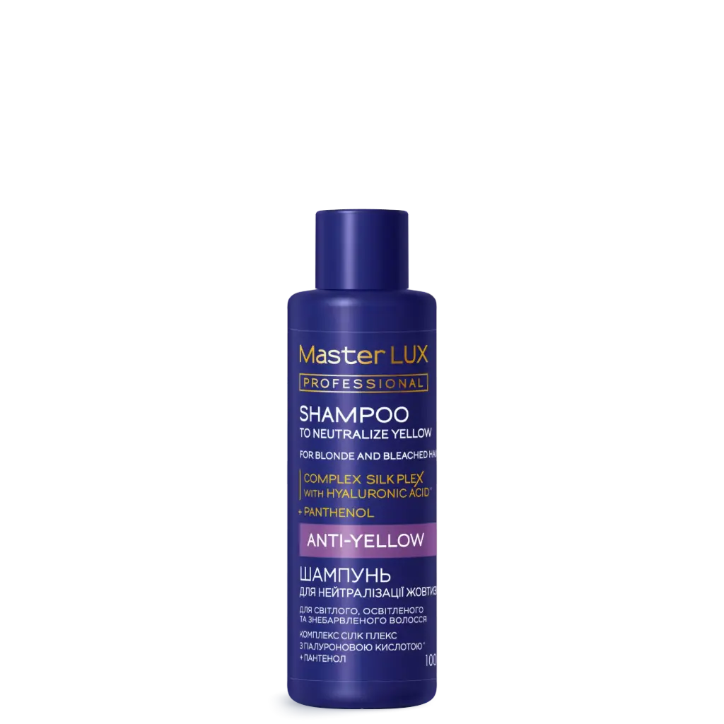 Szampon neutralizujący żółte odcienie włosów Master LUX (ANTI-YELLOW) 100ml