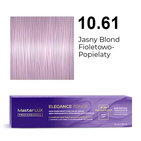 ML ELEGANCE TONER 10.61 Яскравий Блонд Фіолетово-Попелястий