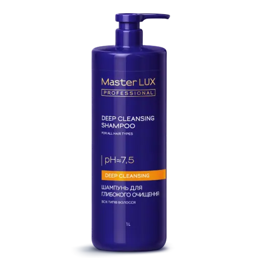[SH-DC-1000] Szampon głęboko oczyszczający Master LUX Professional do wszystkich rodzajów włosów (DEEP CLEANSING) 1000ml