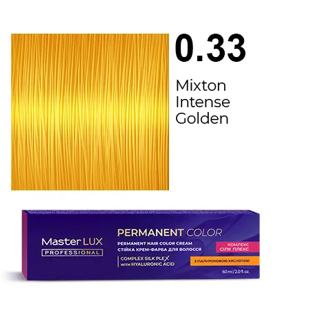 [20144] Krem do trwałej farby do włosów Master LUX professional 0.33 Mixton Intense Golden