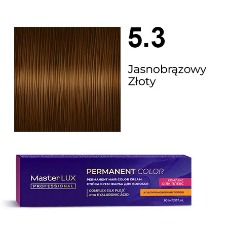 [20012] Permanent hair color cream Master LUX professional 5.3 Light Brown Gold