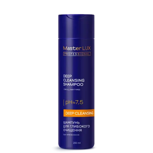 [SH-DC-250] Шампунь глибокого очищення для всіх типів волосся Master LUX Professional (DEEP CLEANSING) 250 мл