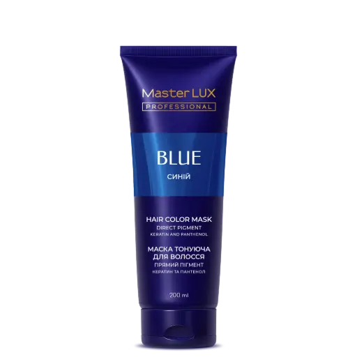[CM-BLUE-T] Hair color mask Master LUX Professional Blue 200ml (tube)