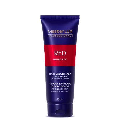 Hair color mask Master LUX professional Red 200 Master Lux (tuba)																