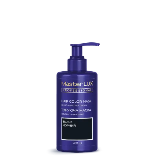 [57855] Maska tonująca do włosów Master LUX professional tone Czarny 200 ml